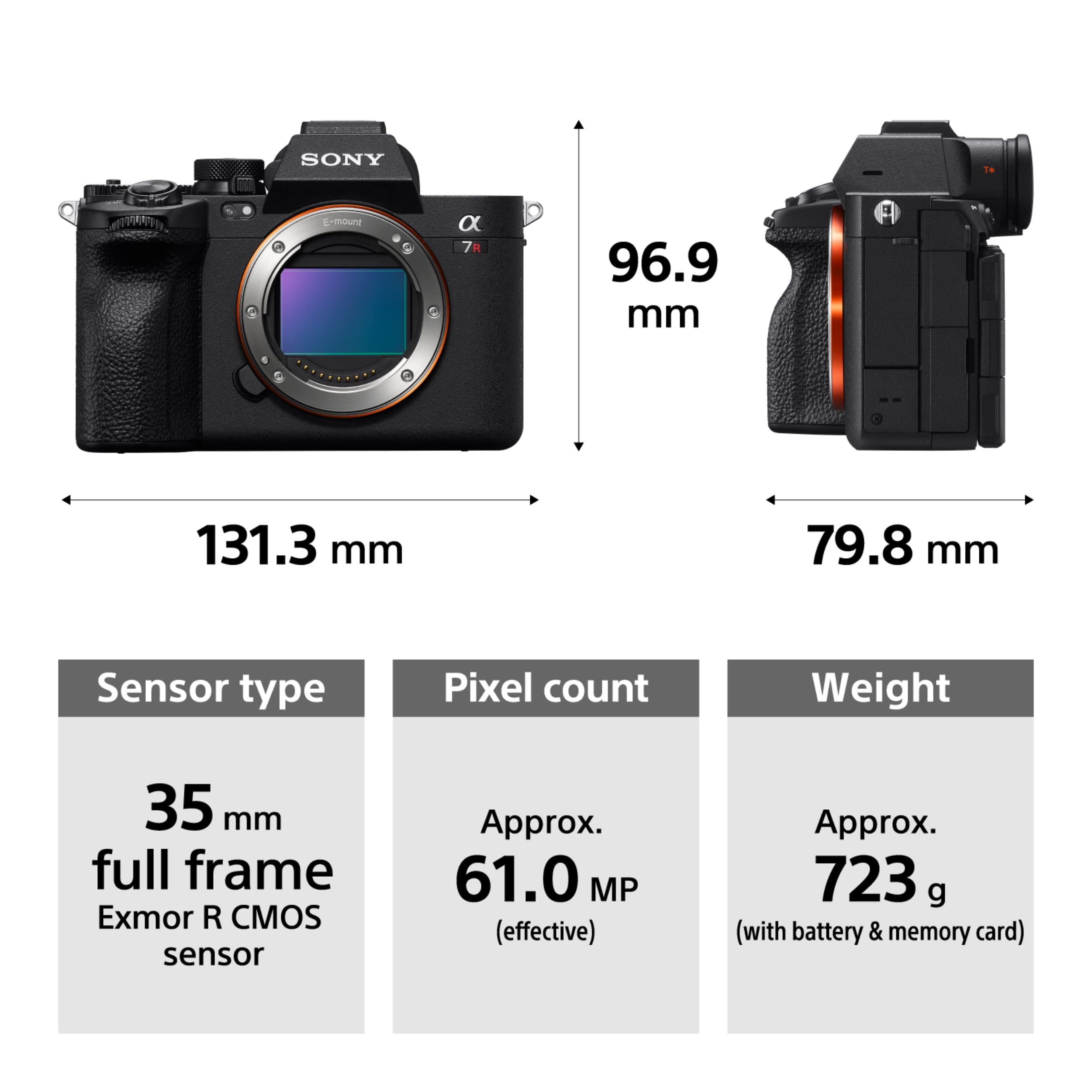Sony Alpha ILCE-7RM5 Full-Frame Camera